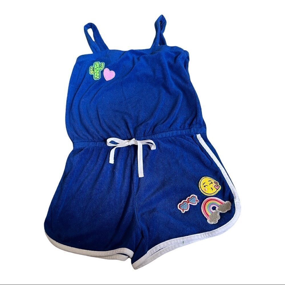 Justice Girl’s 8-10 Cute Terry Romper Like New